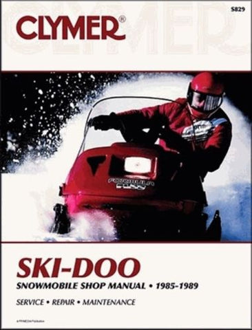Clymer S829 Service & Repair Manual for 1985-89 Ski-Doo Snowmobiles