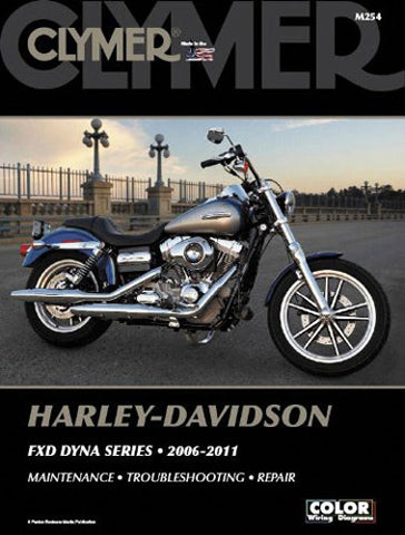 Clymer M254 Service & Repair Manual for 2006-11 Harley-Davidson FXD Dyna Series