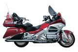 Kuryakyn 3237 - L.E.D. Vertical Rear Light Strips with Red Lenses - Chrome