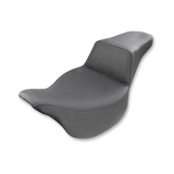 Saddlemen Step-Up Extended Reach 2-Up Seat for 2008-22 Harley FL Touring models - Black/Gripper - 808-07B-174EXT