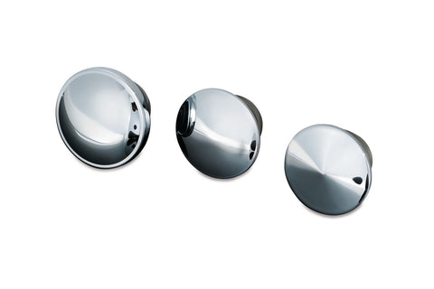 Kuryakyn 8669 - Replacement Gas Cap for 1996-2018 H-D Screw-Type Tanks – R.H. Thread – Vented -Chrome