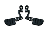 Kuryakyn Longhorn Offset Highway Pegs - Gloss Black - 7599