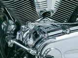 Kuryakyn 8393 - Cylinder Base Cover for Harley-Davidson '07-'17 Softail Models - Chrome