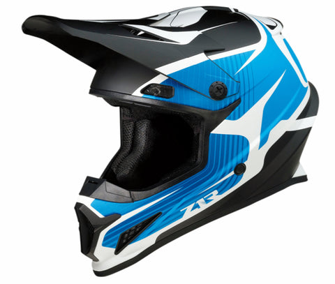 Z1R Rise Flame Helmet - Blue - Small