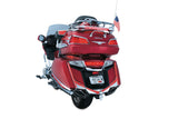 Kuryakyn 3237 - L.E.D. Vertical Rear Light Strips with Red Lenses - Chrome
