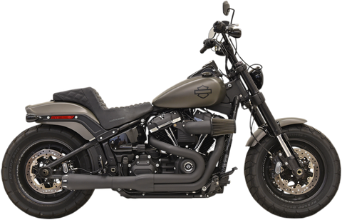 Bassani Road Rage Full Exhaust for 2018-19 Harley Models - Black - 1S92RB
