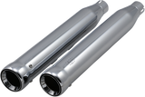 Cobra USA Neighbor Hater Mufflers for 2005-17 Harley Softails - Chrome - 6042