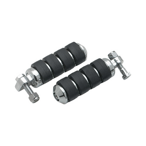 Kuryakyn Small ISO-Pegs with Male Mount Adapters - Chrome - 8000