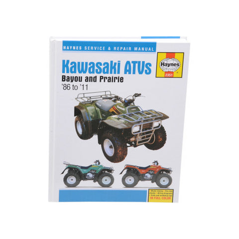 Hanyes Repair Manual - 1986-2011 Kawasaki ATV  Bayou / Prairie - 2351