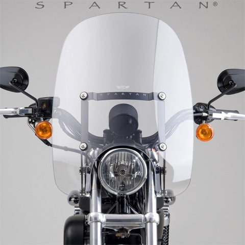 National Cycle N21202 - Spartan Quick Release Windshield for Harley-Davidson - Clear
