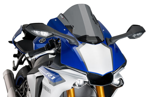 Puig Z Racing Windscreen for 2015-17 Yamaha YZF-R1 - Dark Smoke