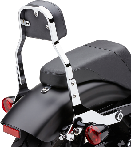 Cobra USA Detachable Backrest for 2000-17 Harley Softail - Chrome - 602-2021