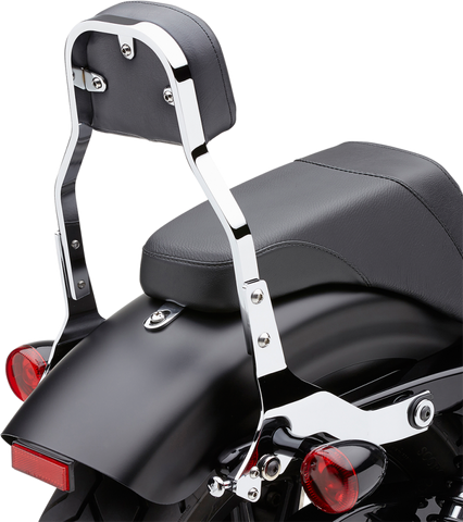 Cobra Detachable Backrest for 2000-17 Harley Softail - Chrome - 602-2021