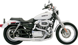 Bassani Road Rage Exhaust for 1986-03 Harley Sportster Models - Chrome - 14212J