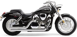 Cobra USA Hot Rod Speedster Exhaust System for 2004-09 Honda VTX1300C - Chrome - 1832