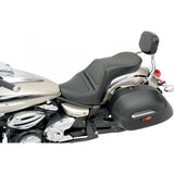 Saddlemen Explorer 2-Up Seat for 2009-17 Yamaha XVS950 V-Star - Black/Smooth Stitched - Y09-14-0291
