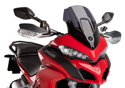 Puig Racing Windscreen for 2015-17 Ducati Multistrada 1200S - Dark Smoke