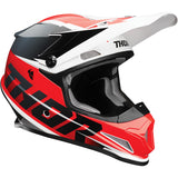 THOR Sector Fader Helmet - Red/Black - Small