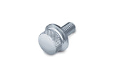 Kuryakyn 9038 - Knurled Seat Screw for Harley-Davidson Models w/ 1/4-20 Seat Mount Screws - Chrome