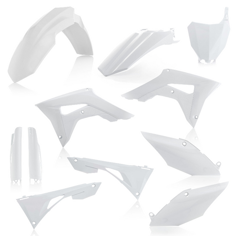 Acerbis Full Plastic Kit for 2019-21 Honda CRF 250R/450R - White - 2736250002