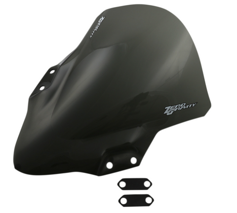 Zero Gravity Corsa Windscreen for 2018-20 Kawasaki EX400 Ninja 400 - Light Smoke - 24-283-02