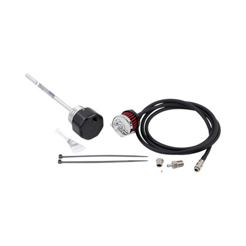 Feuling Vented Dipstick for Harley Touring - Black - 3088