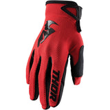 Thor Sector Gloves for Men - Red - Small