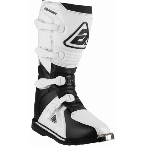 Answer AR1 Race Boots - Black/White - 11