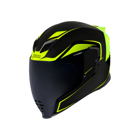 ICON Airflite Crosslink Helmet - H-Viz Yellow - XXX-Large