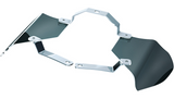 Kuryakyn Saddle Heat Shields for 2000-17 Harley Softail - Reflective Smoke - 1186