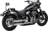 Cobra Neighbor Hater Mufflers for 2018-20 Harley Softail Models - Chrome - 6048