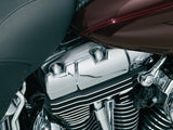 Kuryakyn 8372 - Peaked Rocker Box Bolt Covers - Set of Four - Chrome
