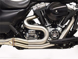 Bassani Road Rage Exhaust for 1999-16 Harley Glide Models - Stainless Steel - 1F12SS