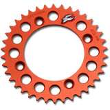 Renthal Standard Rear Sprocket - 415 Chain Pitch x 38 Teeth - Orange - 491--415-38P-OR