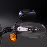 National Cycle N5546 - Hand Deflectors - High Impact Acrylic - Light Gray