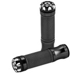 BikeMaster Revolver Bar End Grips - Black - 7/8 Inch Bars - HF104067BK