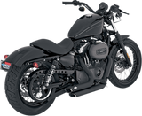 Vance & Hines Shortshots Exhaust System for 2004-13 Harley Sportster models - Black - 47219