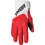 THOR Spectrum Gloves for Men - Red/White - X-Large