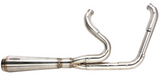 Trask Assault Full Exhaust System for 2006-17 Harley Dyna models - Brushed Steel - TM-5020