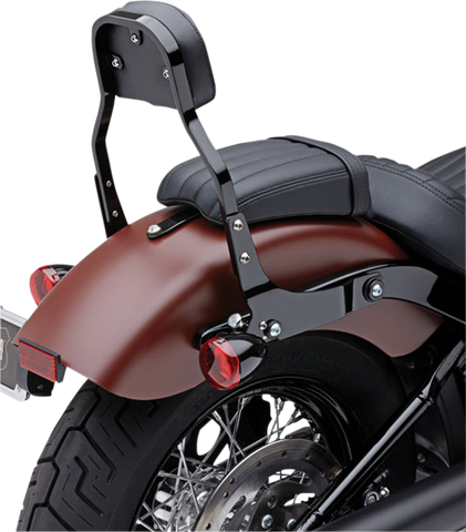 Cobra Detachable Backrest for 2006-17 Harley Softail Models - Black - 602-2022B