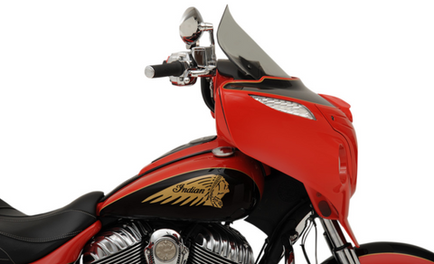 Klock Werks Flare Windshield for 2014-21 Indian Chieftain / Roadmaster models - 14 inch - Tint