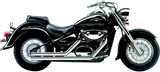 Cobra USA Streed Rod Exhaust for 2001-08 Suzuki VL800 models - Chrome - 3717T