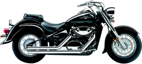 Cobra Streed Rod Exhaust for 2001-08 Suzuki VL800 models - Chrome - 3717T