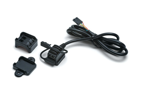 Kuryakyn 1703 - Motorcycle USB Power Source - 2 USB Ports - Black