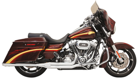 Bassani Road Rage Exhaust System for 2010-16 Harley FL Touring models - Chrome - FLH-737