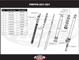 Pivot Works Fork Rebuild Kit for Honda CR125R / CR500R - PWFFK-H01-001