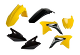 Polisport MX Complete Replica Plastics Kit for 2018-22 Suzuki RM-Z450/250 - Yellow/Black - 90839