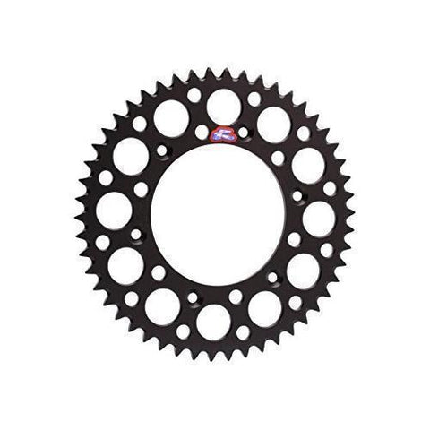 Renthal Ultralight Rear Sprocket - 520 Chain Pitch x 51 Teeth - Black - 154U-520-51GRBK