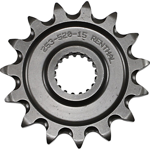 Renthal Grooved Front Sprocket - 520 Chain Pitch x 15 Teeth - 253--520-15GP