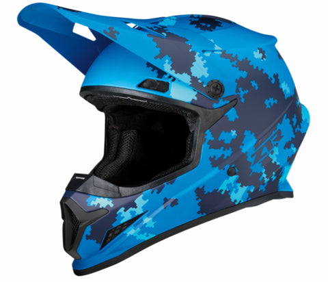 Z1R Rise Digi Camo Helmet - Blue - Medium